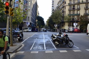 Bike Lane Barcelona 