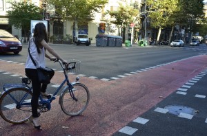 Bike Lane Barcelona 